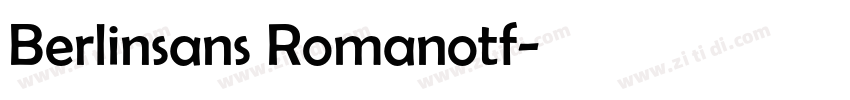 Berlinsans Romanotf字体转换